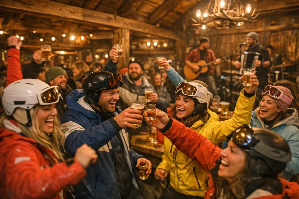 Afterski-bar med DJ og dans