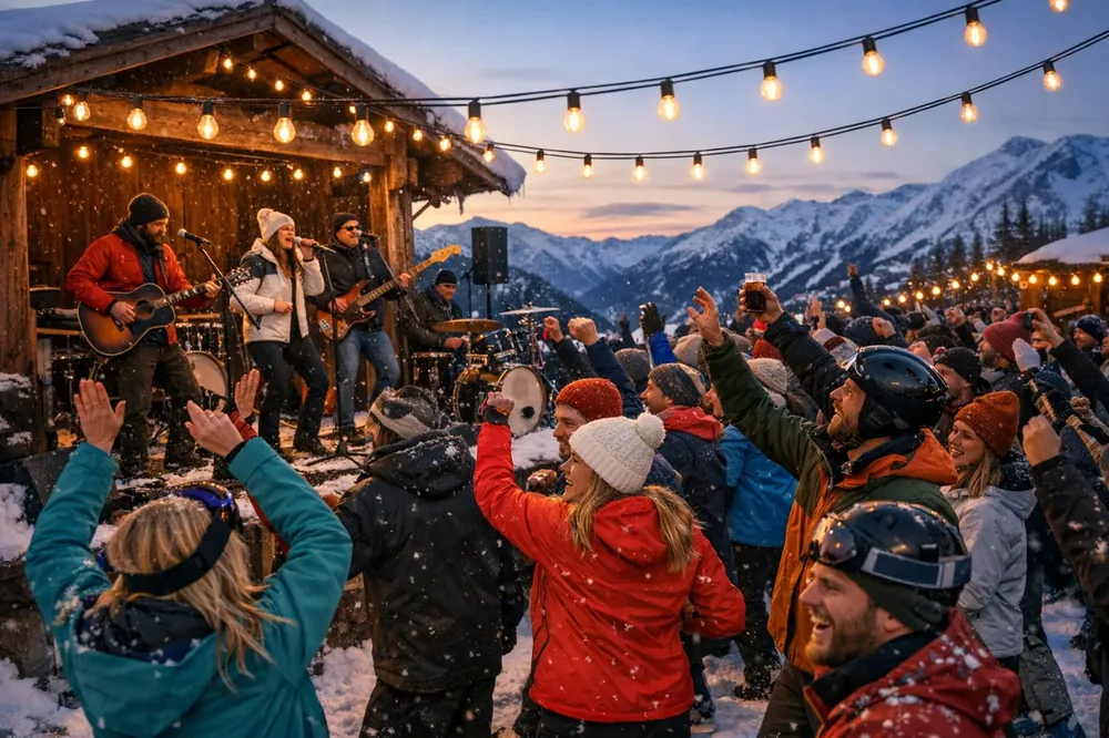 Livemusik til afterski i Alperne