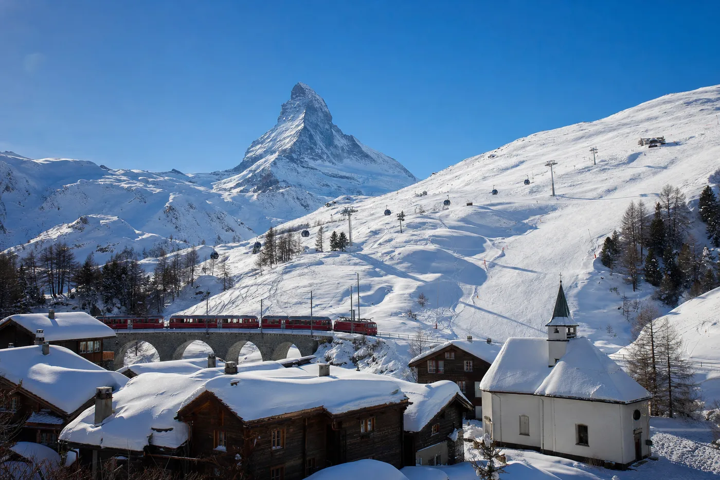 Skirejse til Schweiz