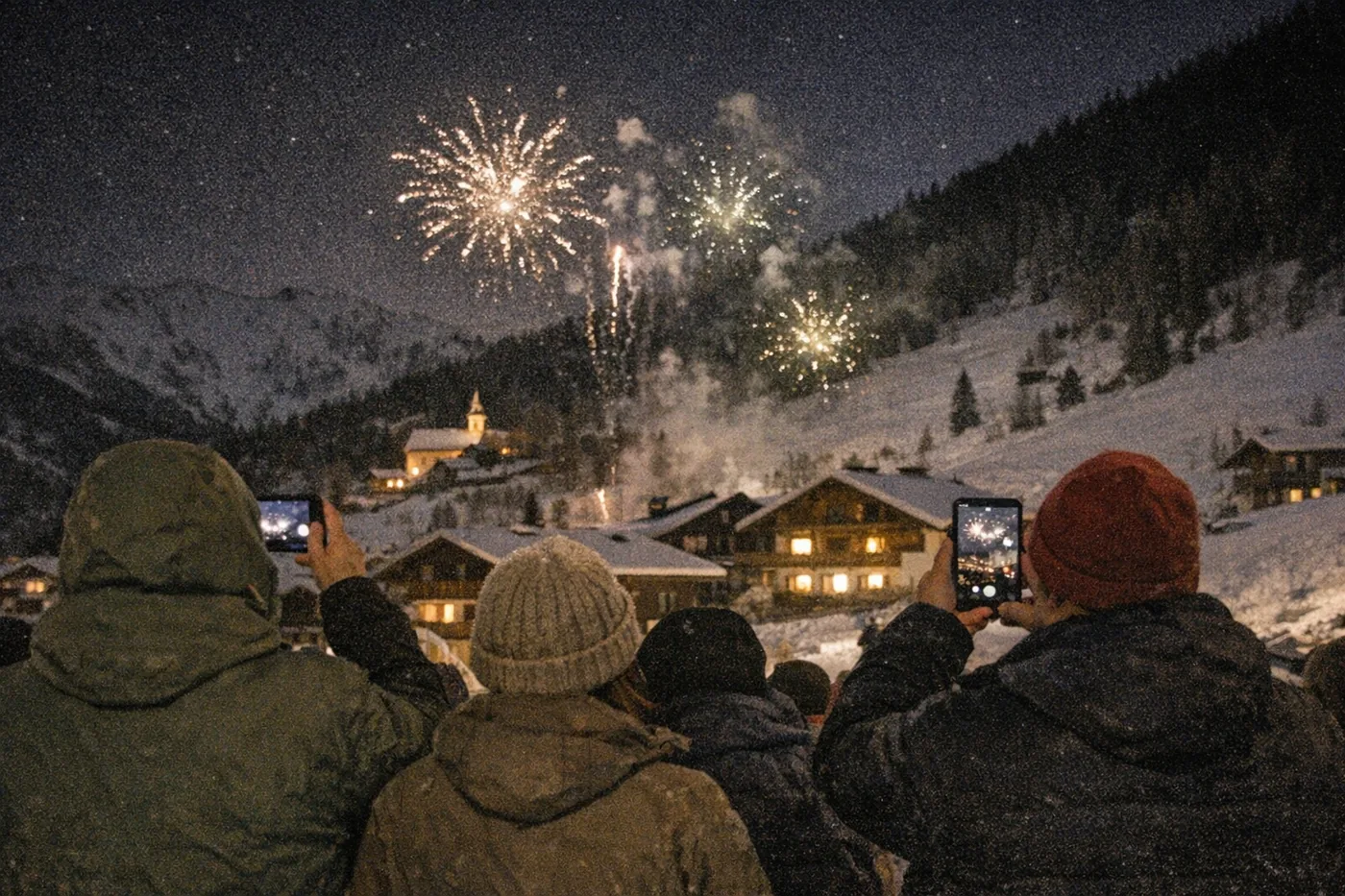 Skirejse over nytår i Alperne