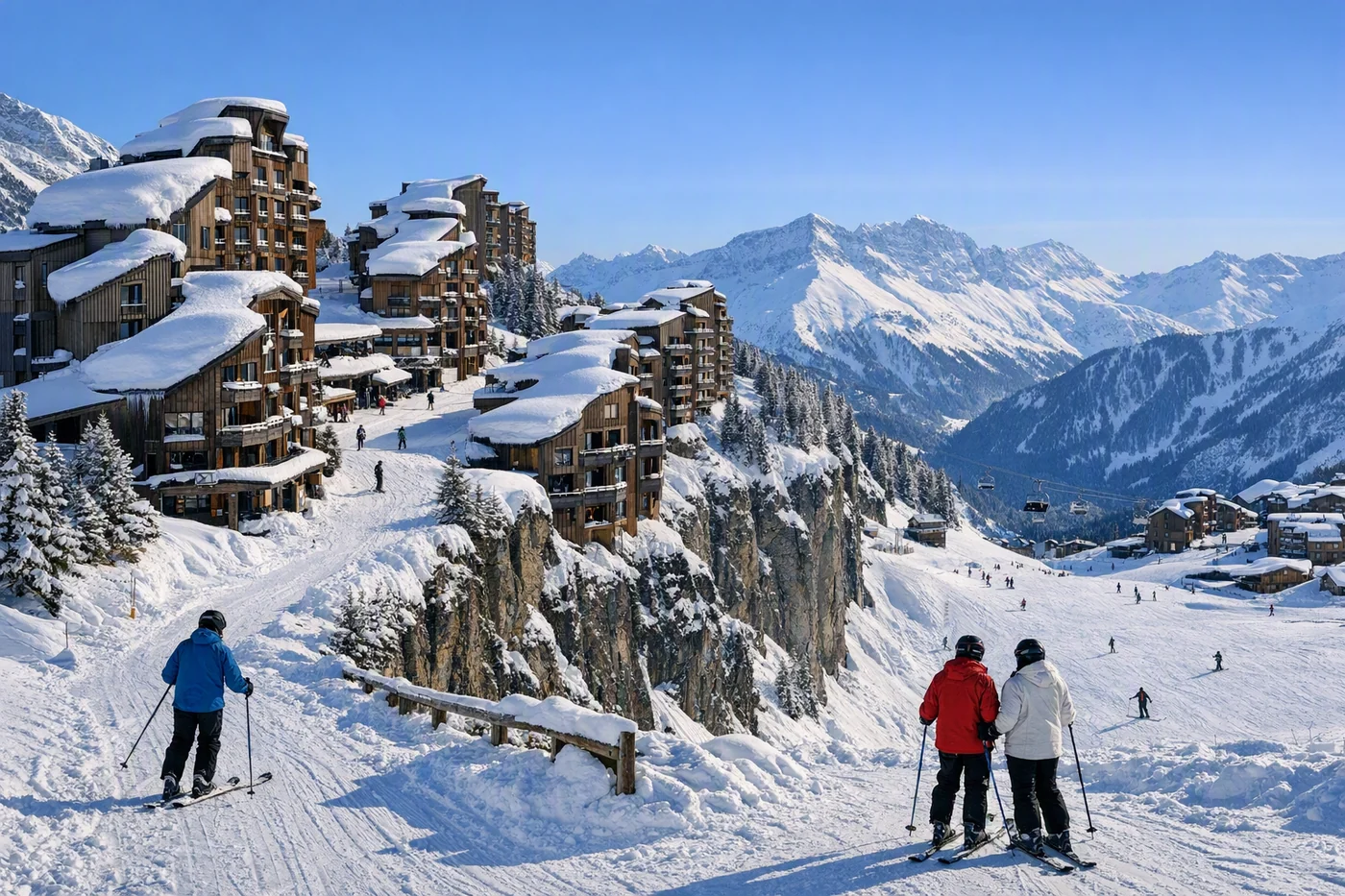 Skirejse til Avoriaz i Frankrig