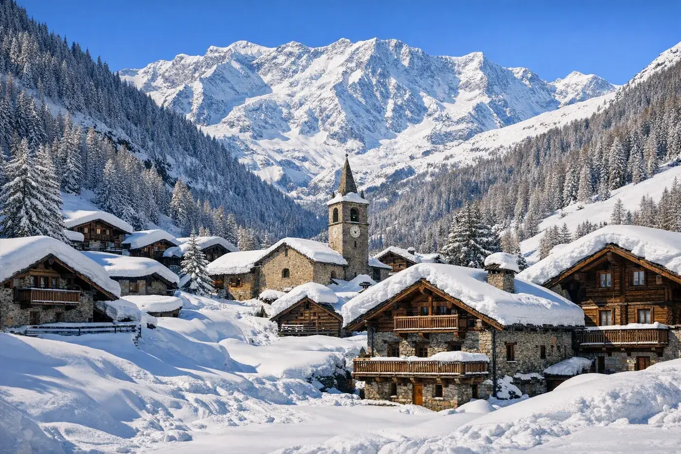 Skirejse til Champoluc i Italien
