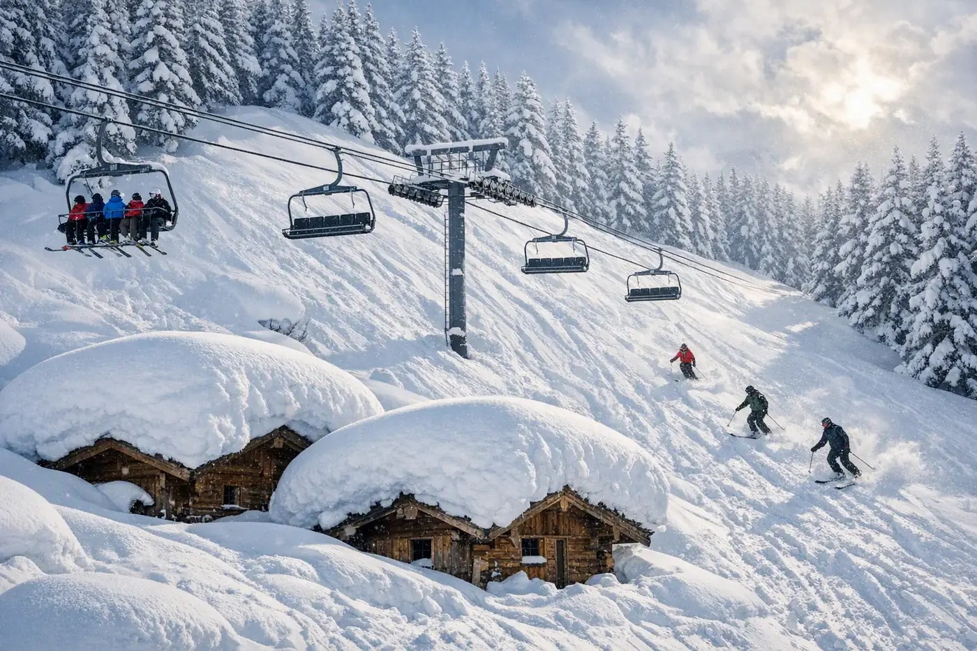Skirejse til Hochfügen i Østrig