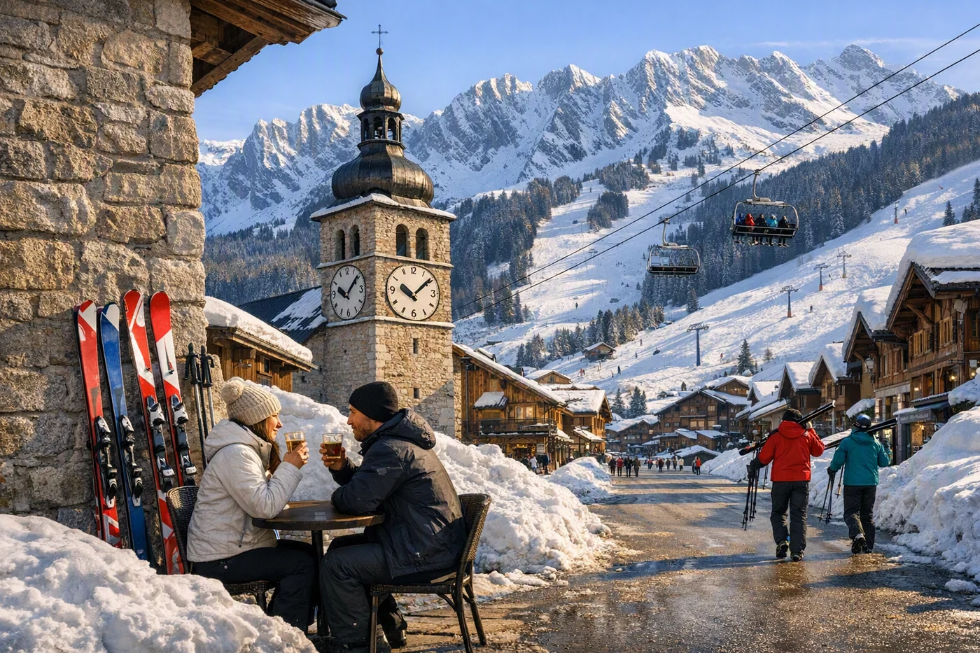 Skirejse til La Clusaz i Frankrig