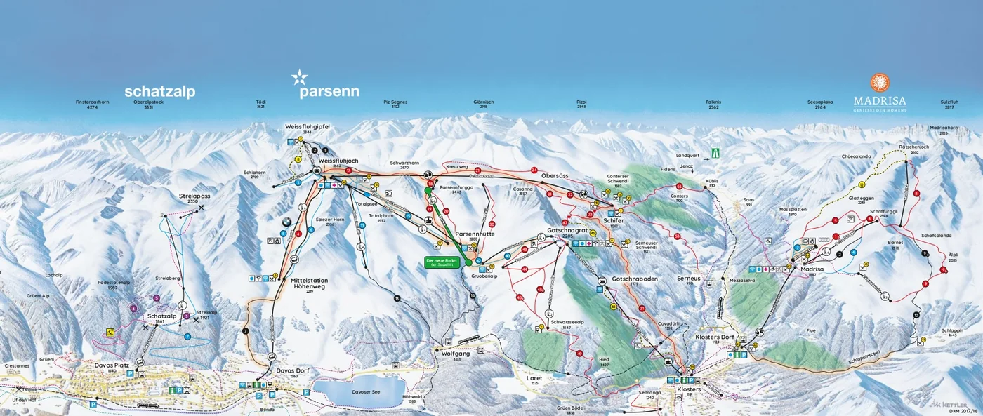 Pistekort Davos