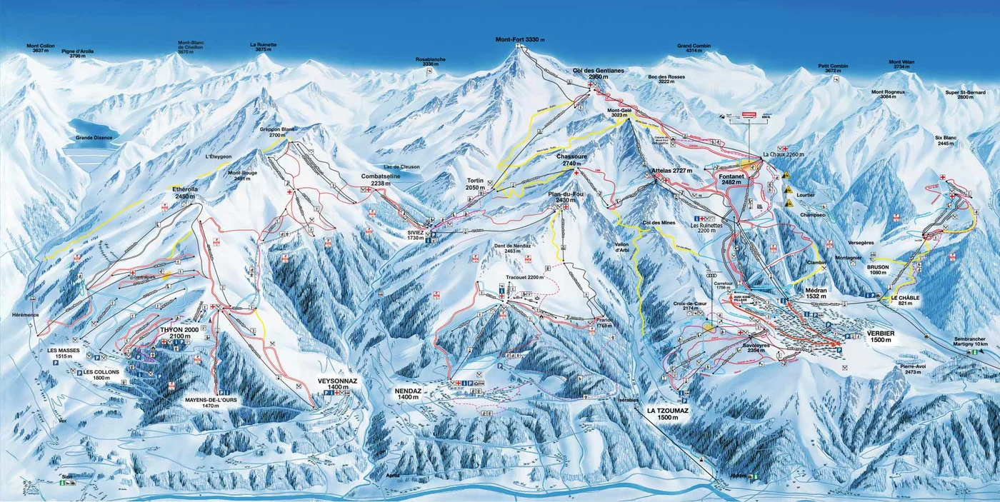 Pistekort Verbier