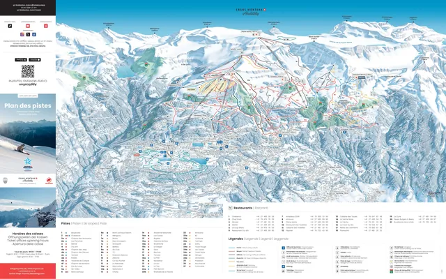 Pistekort Crans-Montana