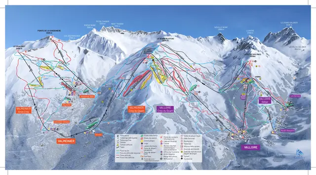 Pistekort Valloire