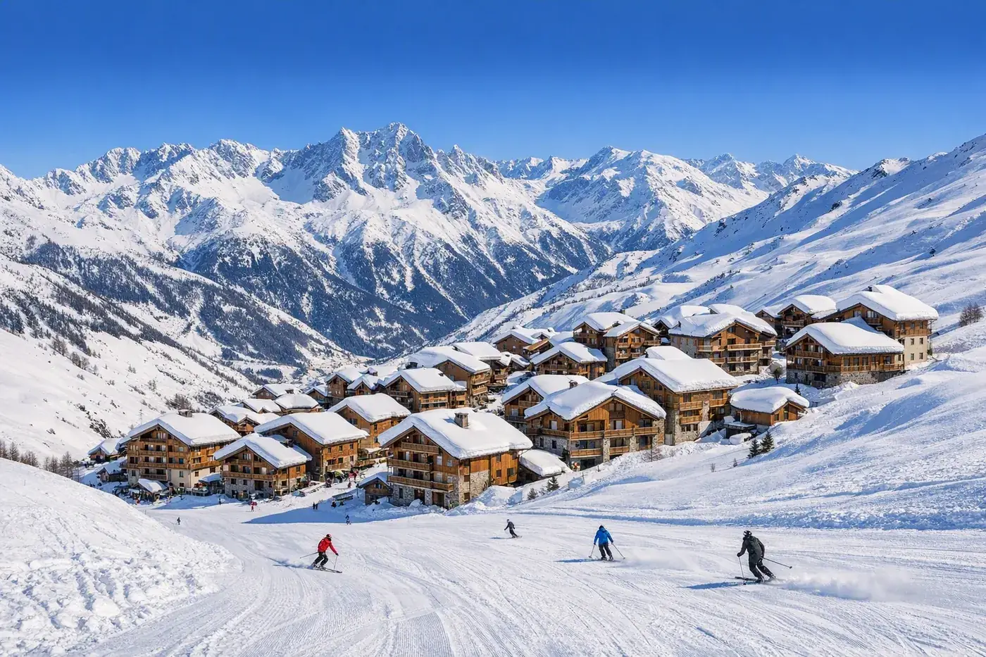 Skirejse til Valmeinier i Frankrig