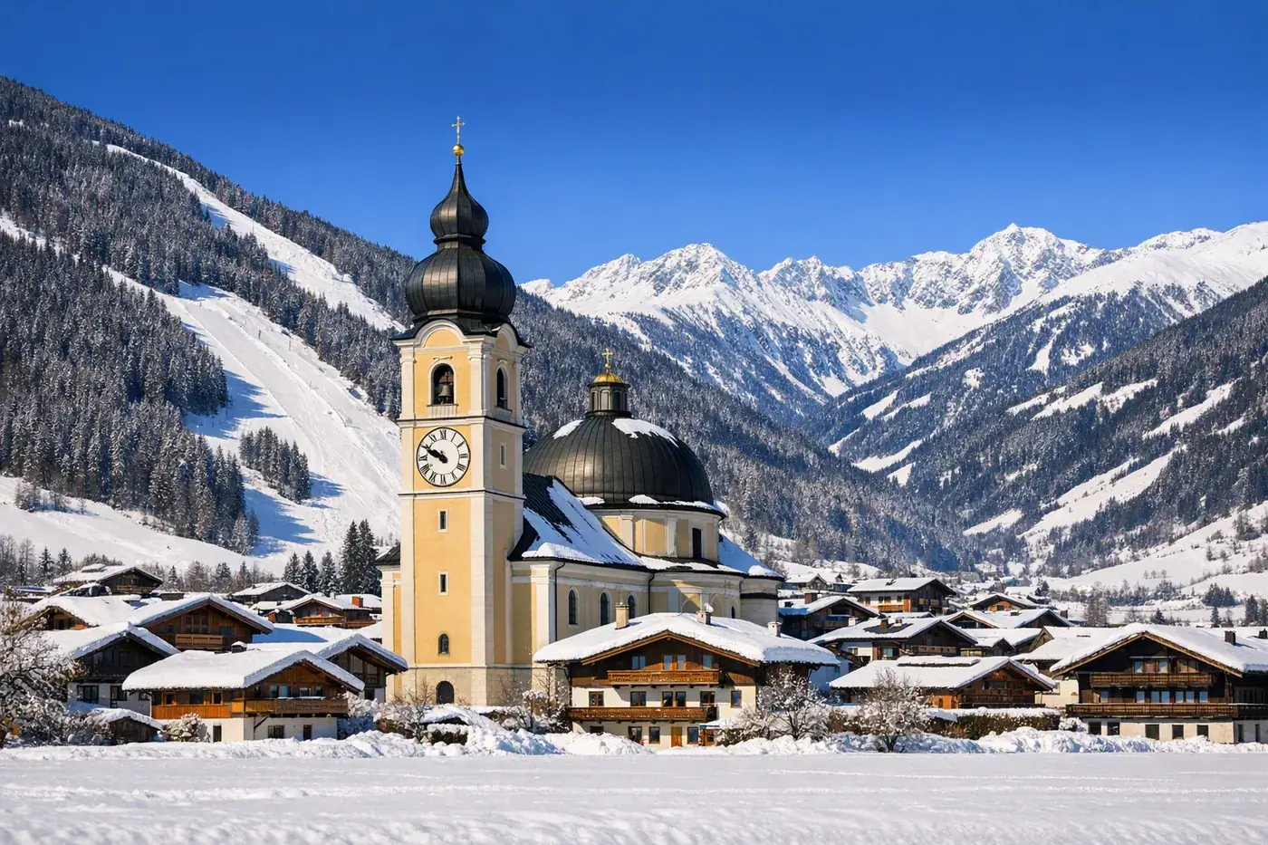 Skirejse til Zell am Ziller i Østrig