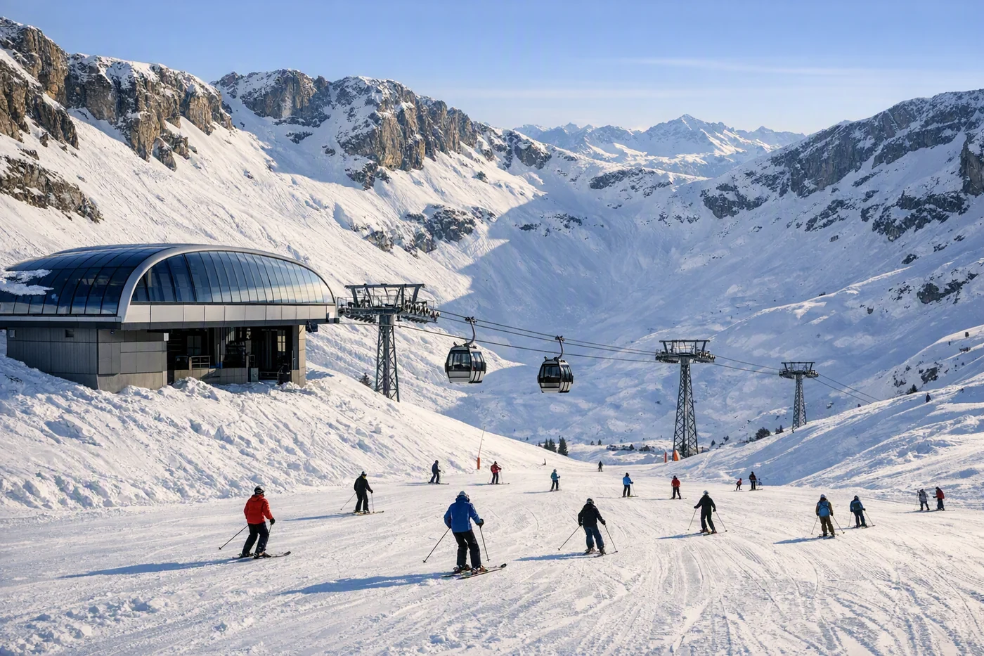 Skirejse til Flaine i Frankrig