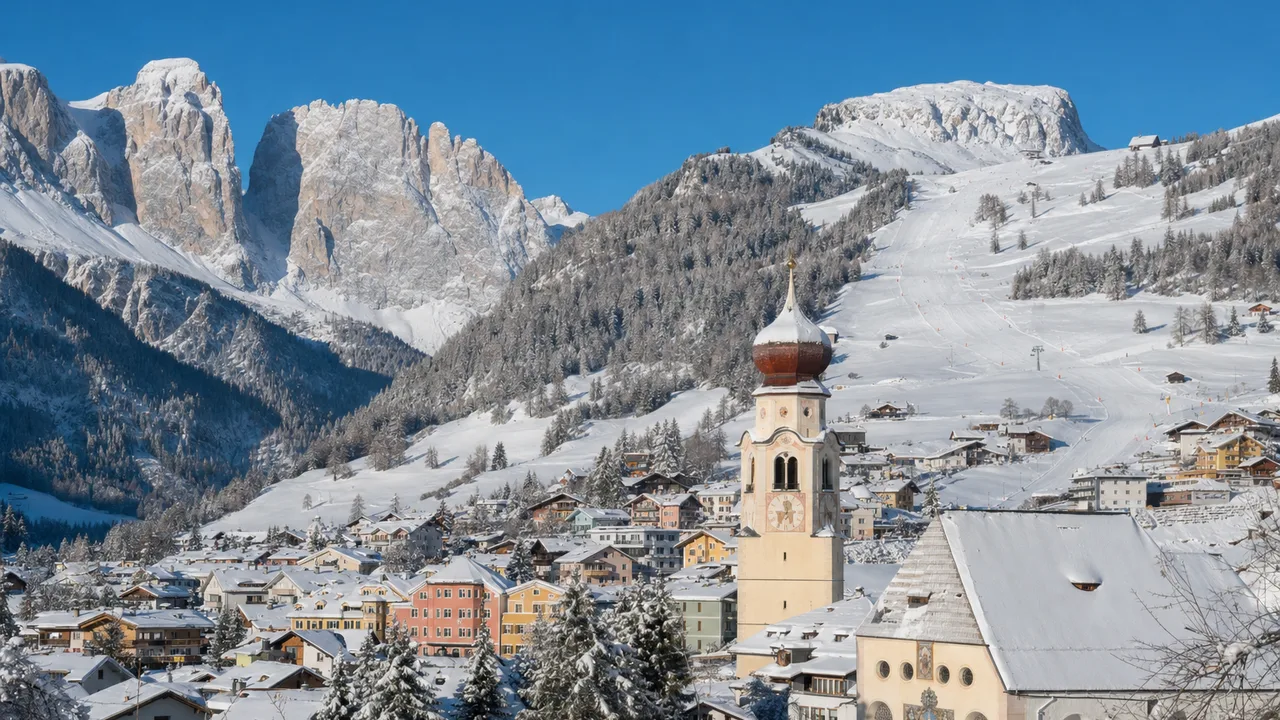 Skirejse til Ortisei i Italien