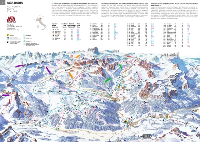 Pistekort Alta Badia