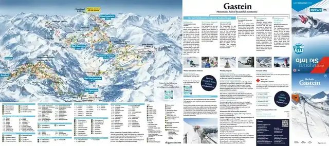Pistekort Bad Gastein