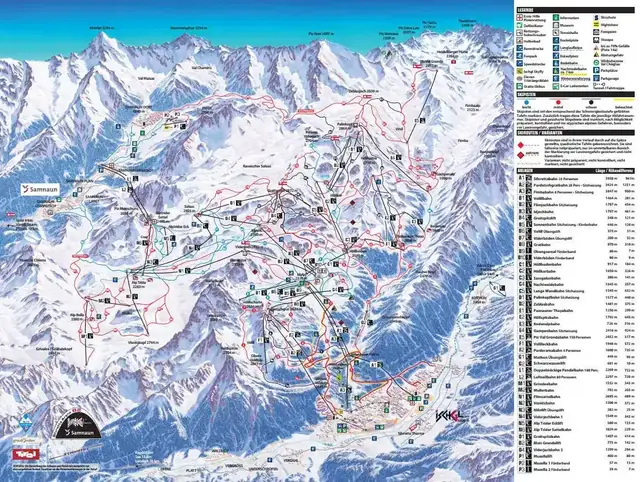 Pistekort Ischgl