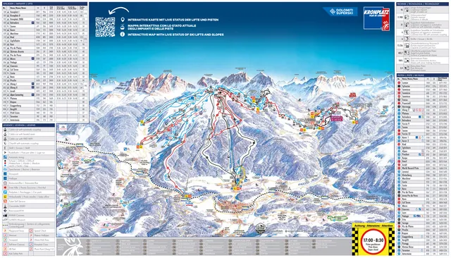 Pistekort Kronplatz