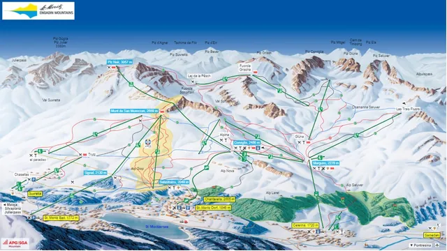 Pistekort St. Moritz
