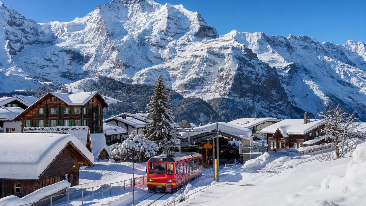 Skirejse til Wengen i Schweiz